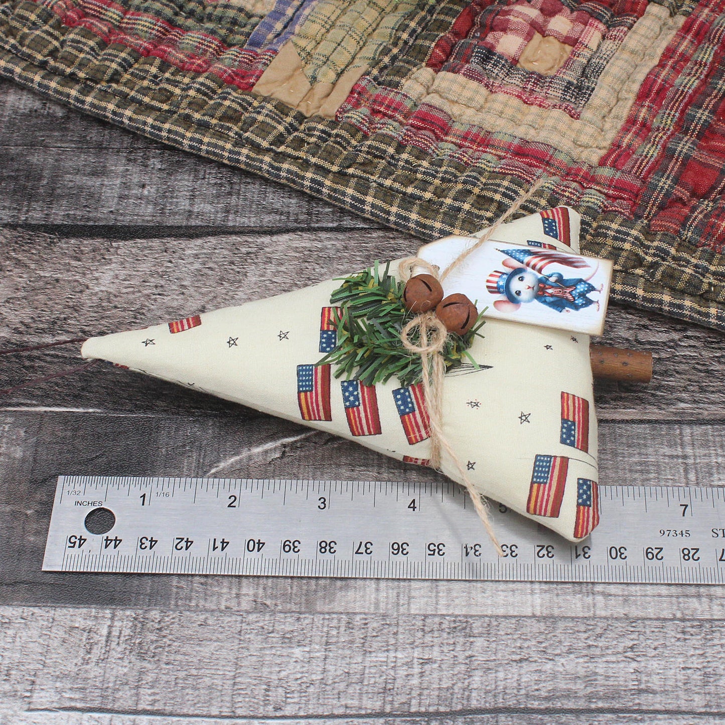 Christmas Tree Ornament Bowl Filler Americana
