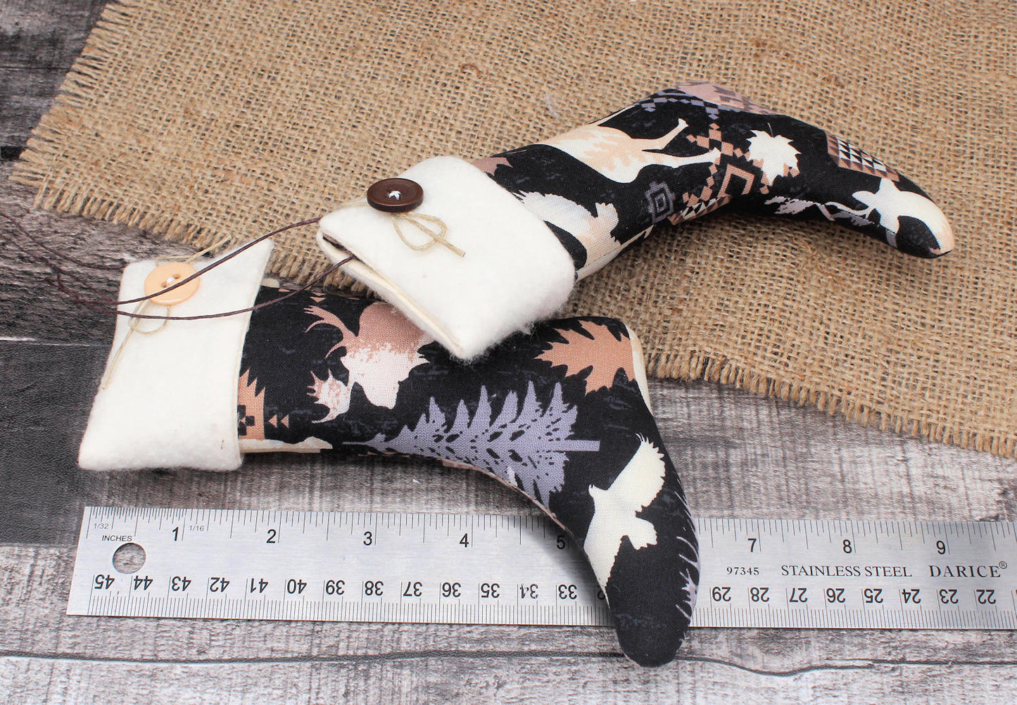 Christmas Stockings Ornaments Woodland Forest Critters