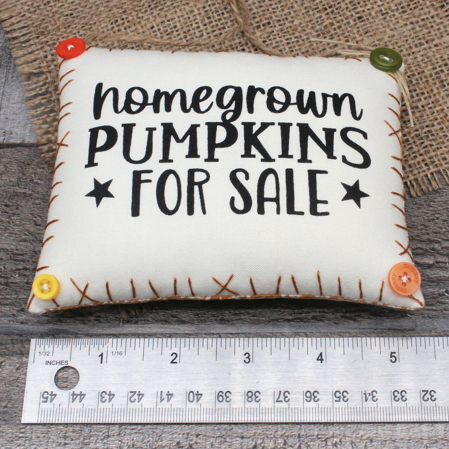 Homegrown Pumpkins for Sale Autumn Peg Rail Hanger