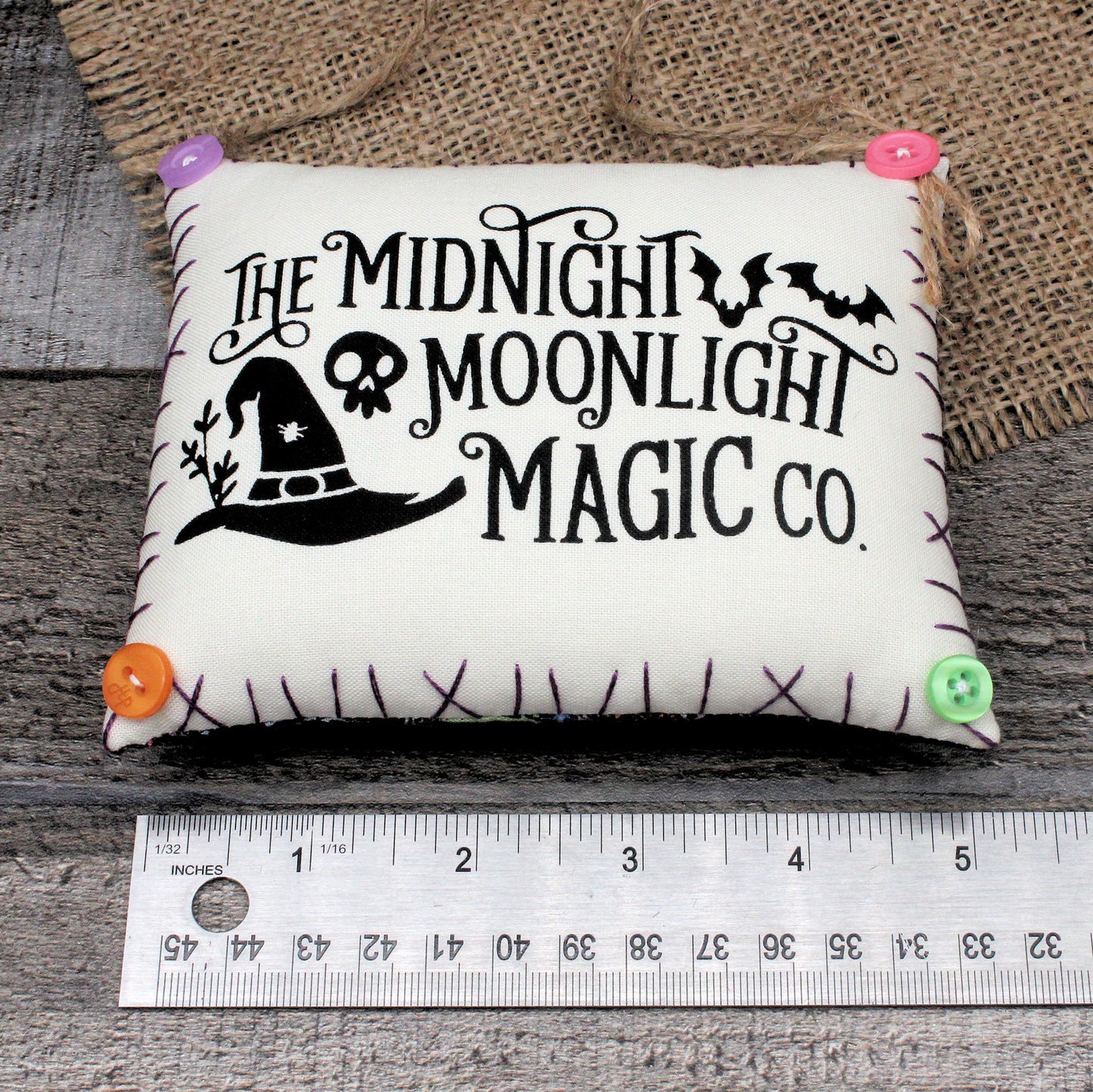 Midnight Moonlight Magic Halloween Peg Rail Hanger