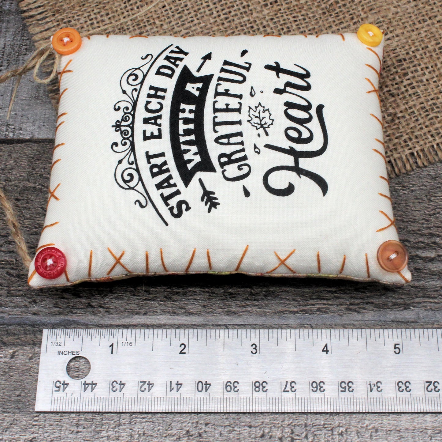Grateful Heart Autumn Peg Rail Hanger