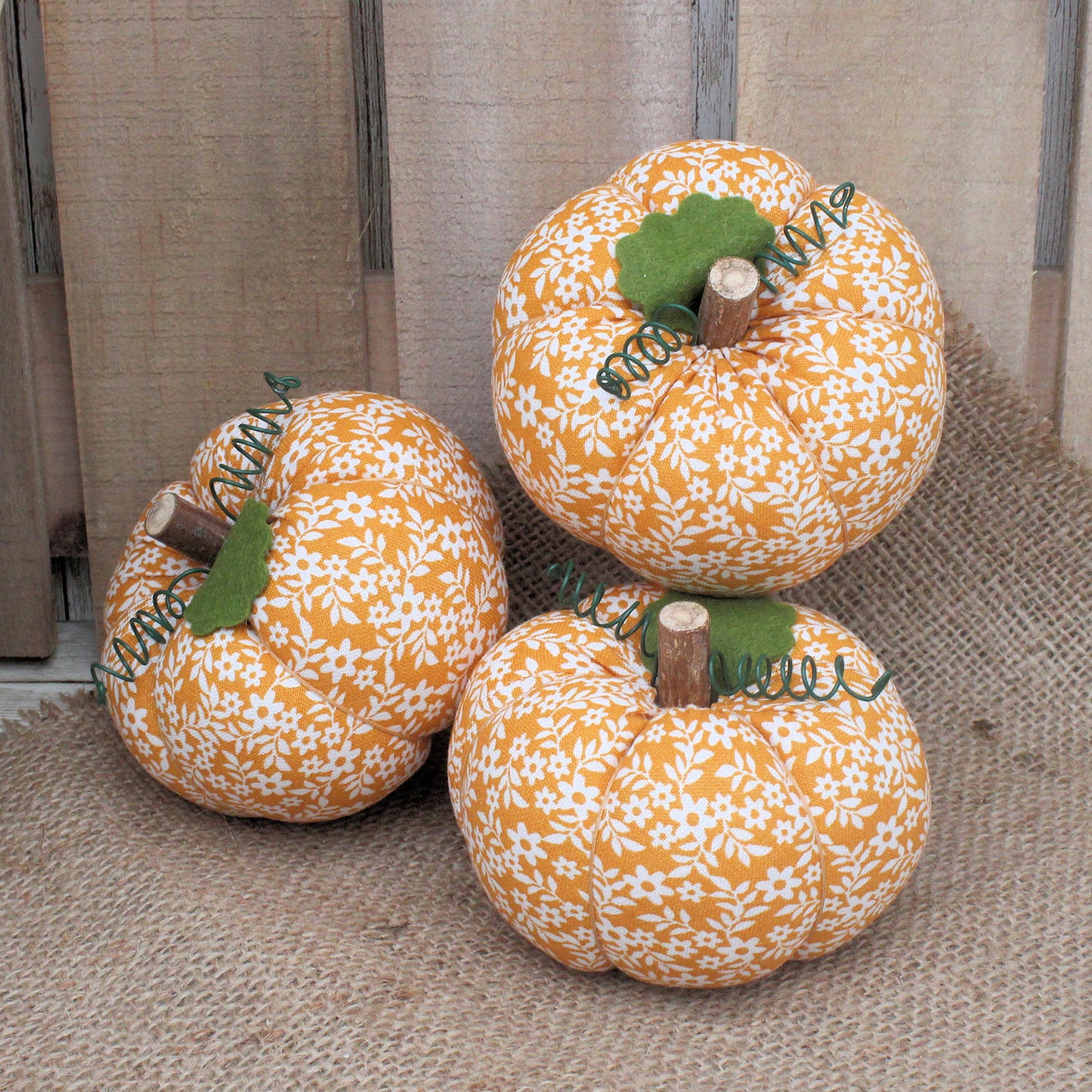Mini Pumpkins 3-Set Autumn Bowl Fillers