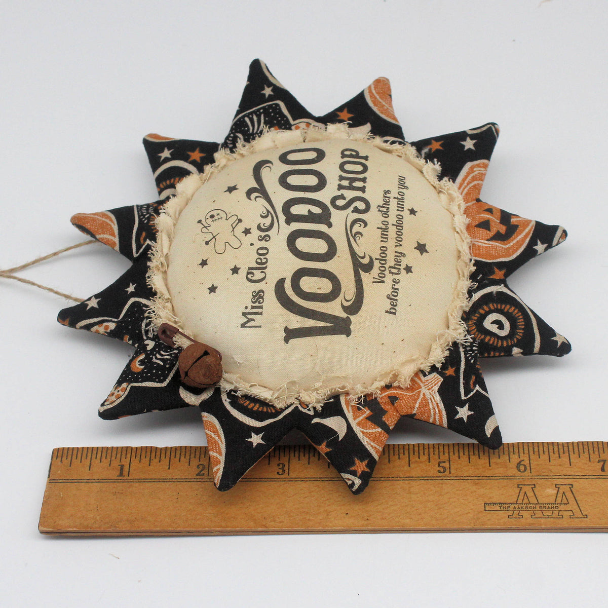 Primitive Halloween Sunflower Ornament - Voodoo Shop