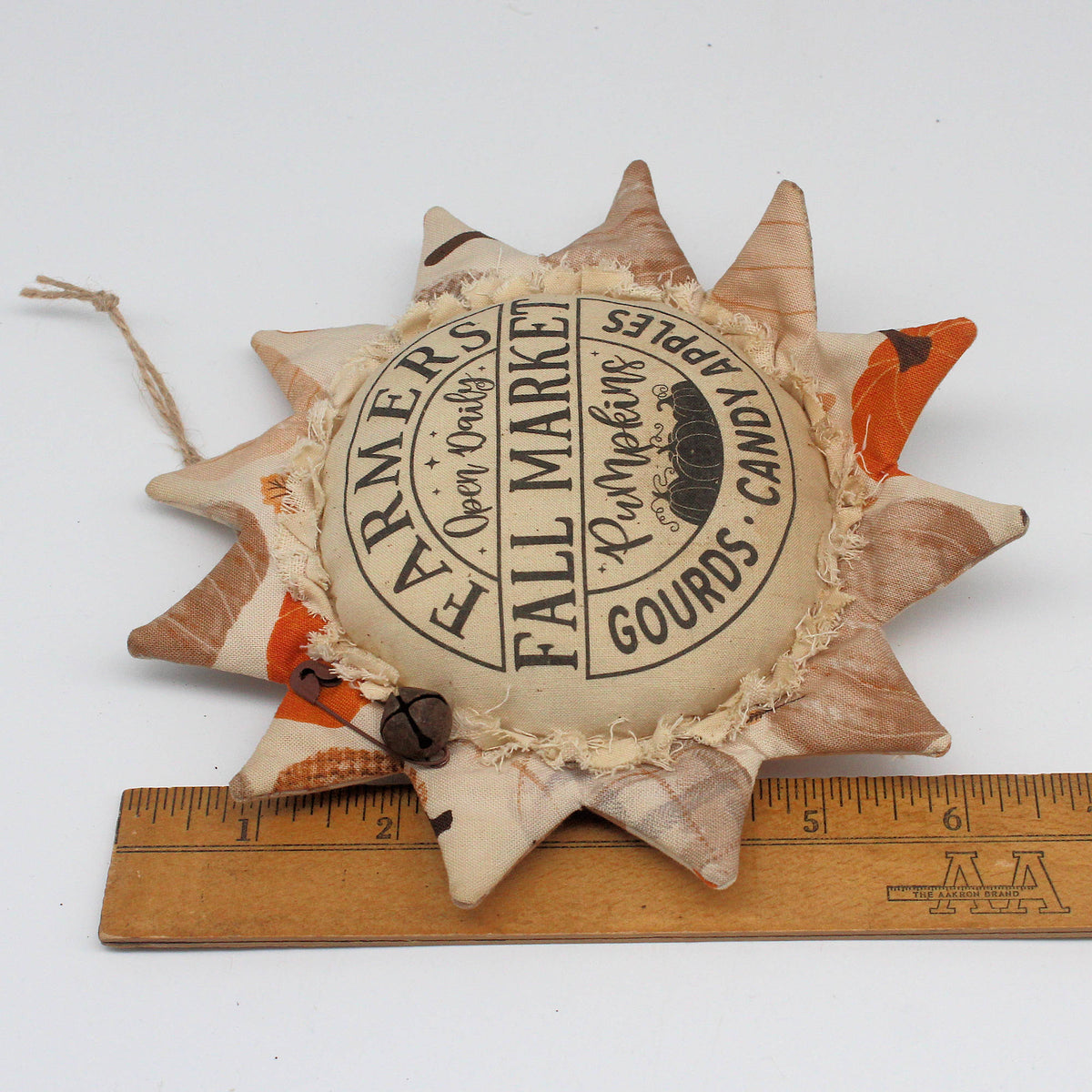 Primitive Autumn Sunflower Ornament - Farmers Fall Market