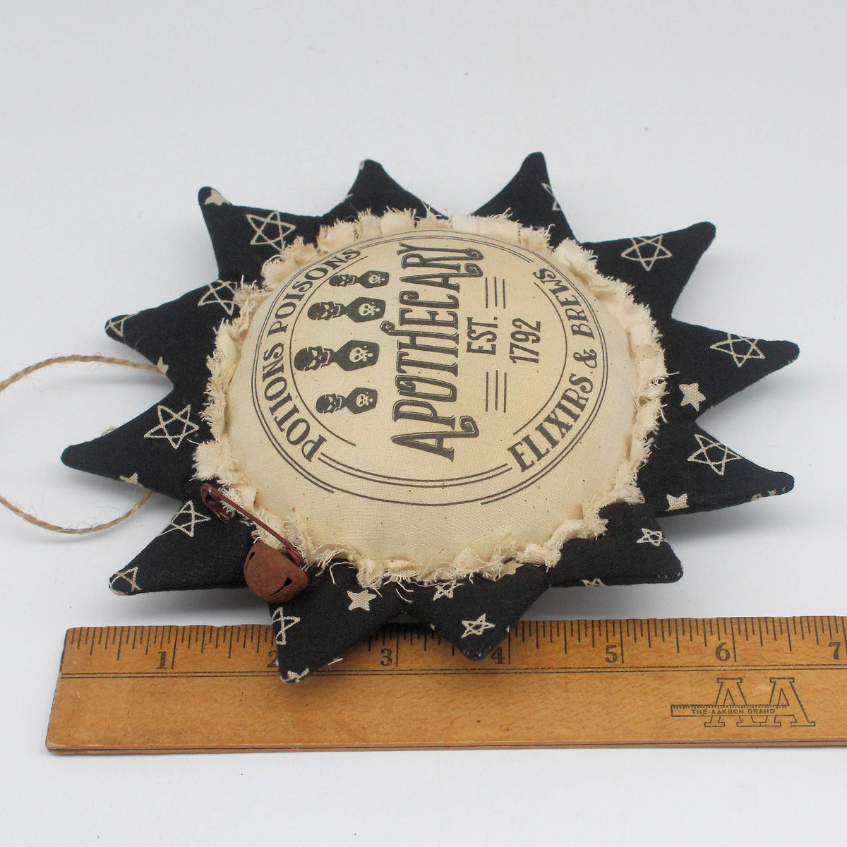 Primitive Halloween Sunflower Ornament - Brews Potions Apothecary