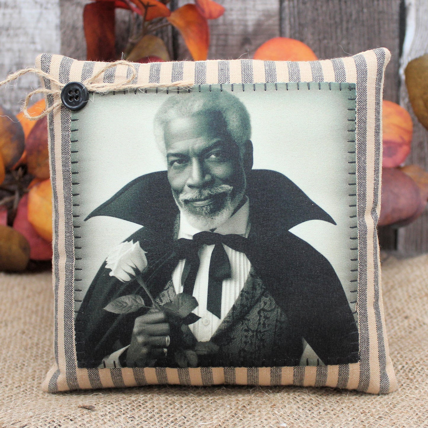 Handsome Vampire Pillow Tuck Halloween Decor