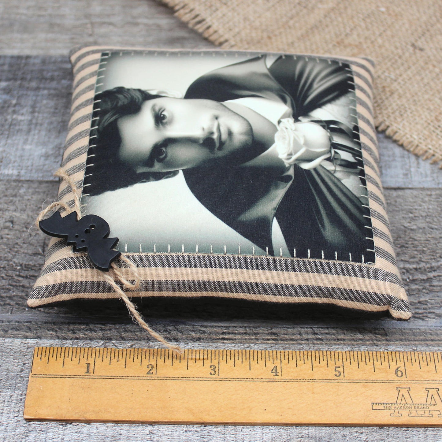 Handsome Vampire Pillow Tuck Halloween Decor