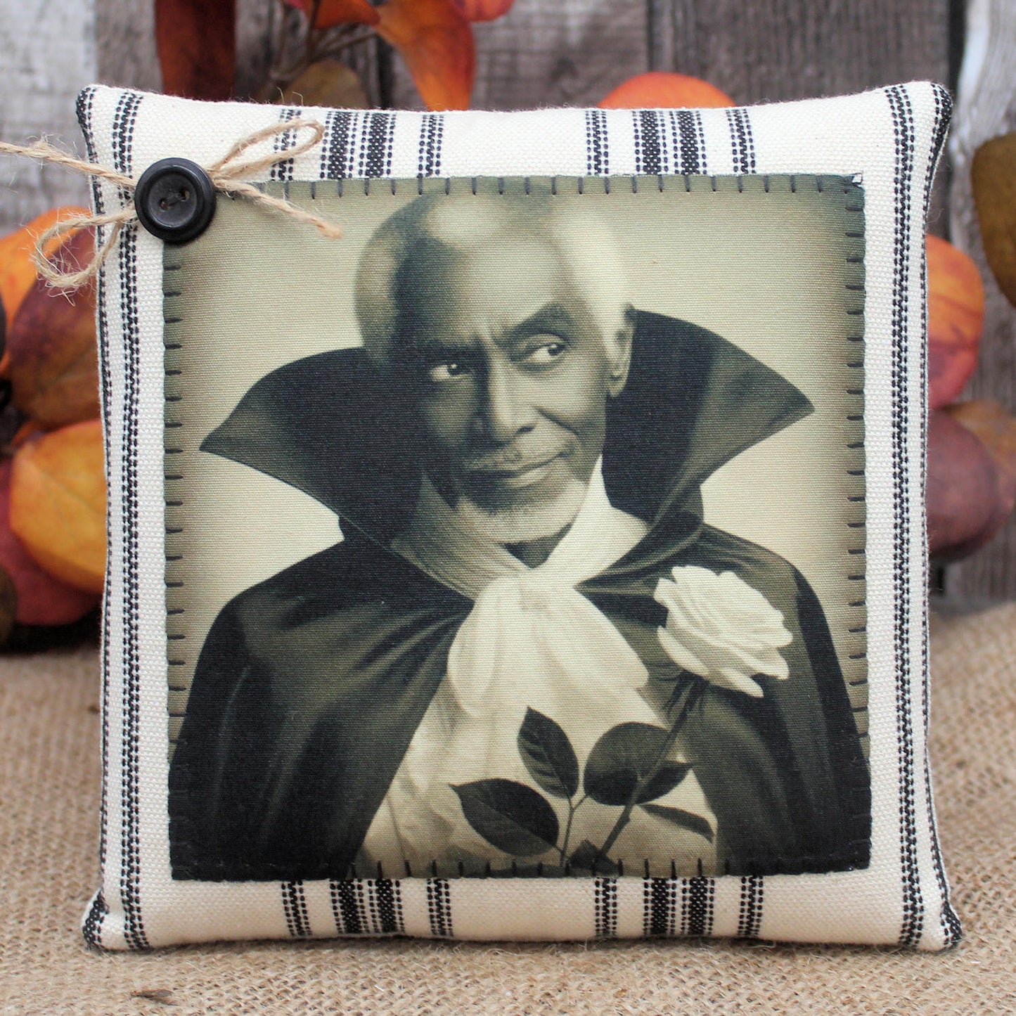 Handsome Vampire Pillow Tuck Halloween Decor