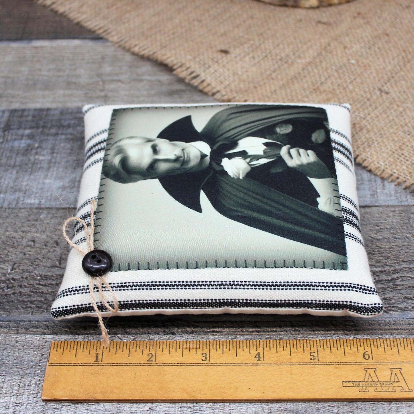 Handsome Vampire Pillow Tuck Halloween Decor