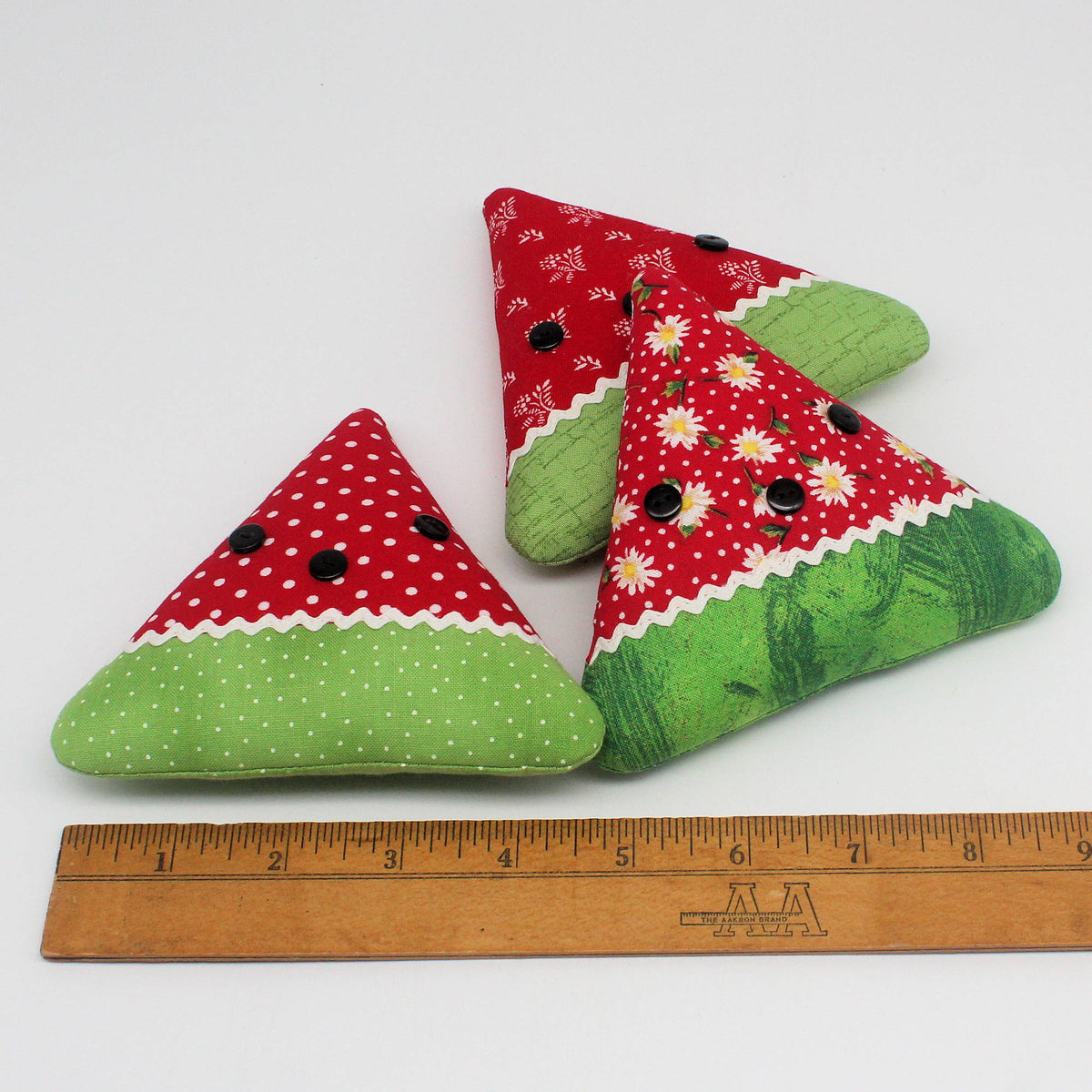 Primitive Watermelon Slice Bowl Fillers – Set of 3 Farmhouse Summer Decor