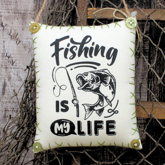 Fishing Is My LIfe Peg Rail Hanger