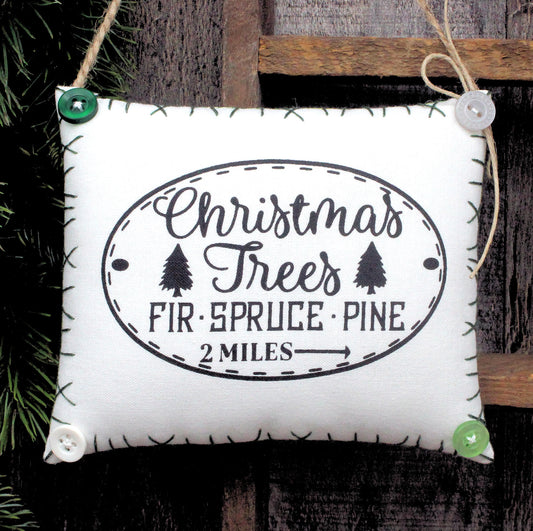 Christmas Tree Farm Christmas Winter Peg Rail Hanger