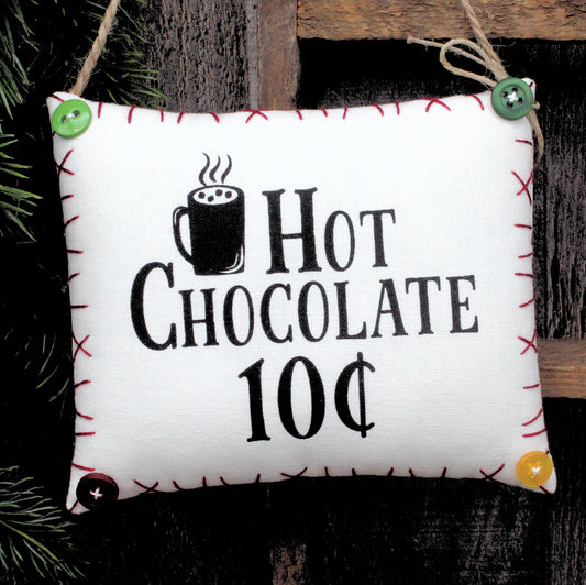 Hot Chocolate Christmas Winter Peg Rail Hanger