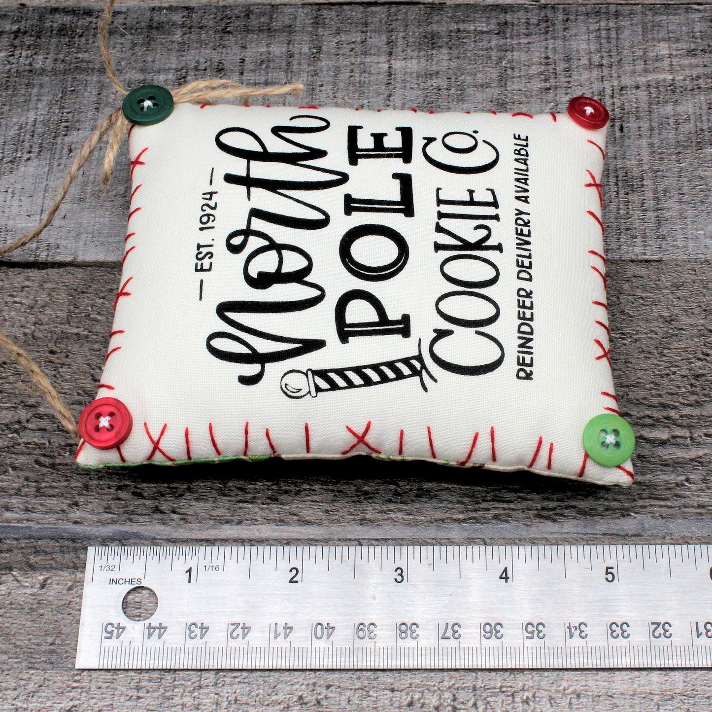North Pole Cookie Company Christmas Winter Peg Rail Hanger