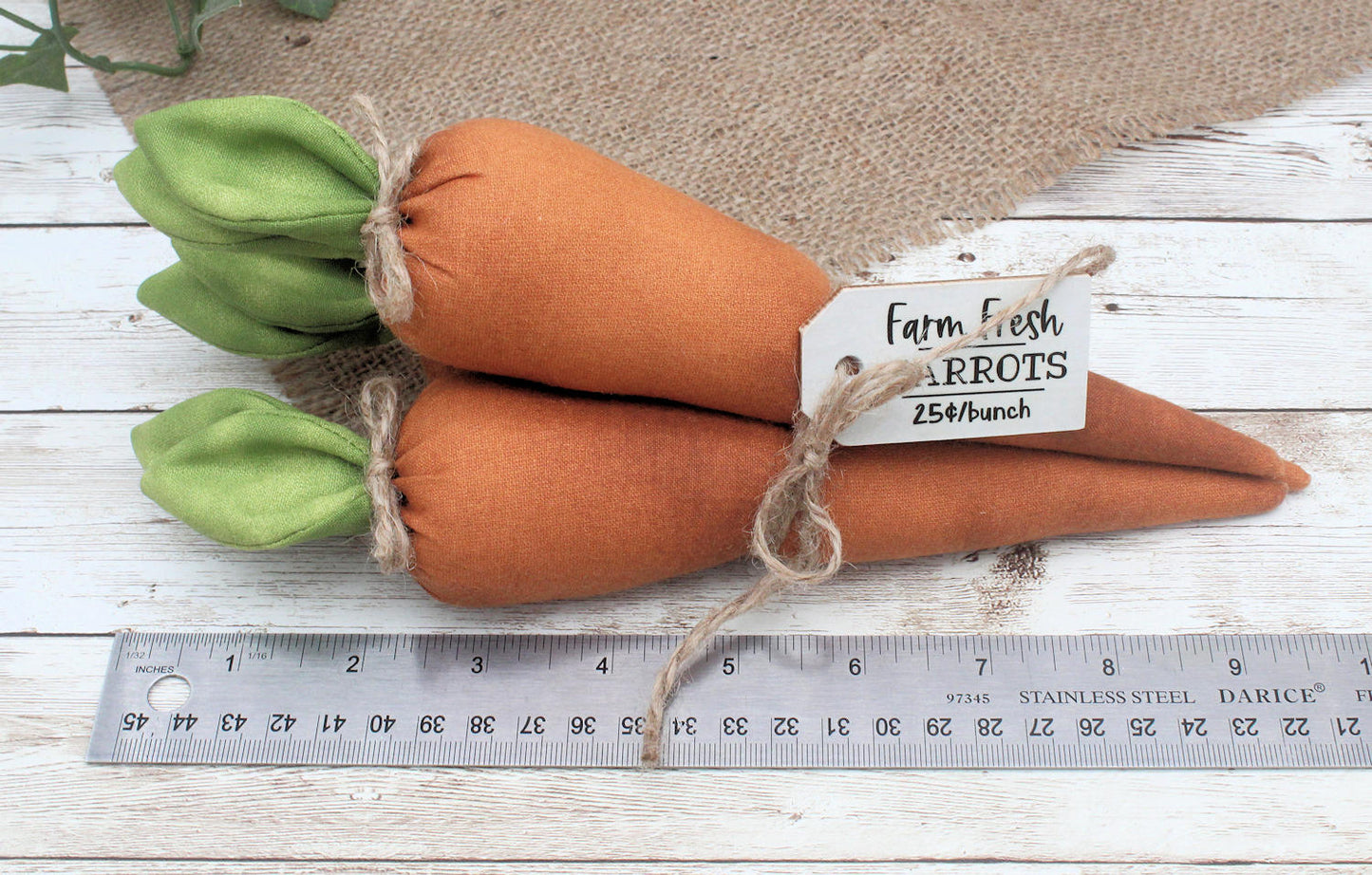 Farm Fresh Carrots Bundle Shelf Sitter