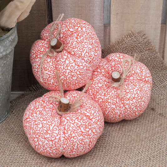 Mini Pumpkins 3-Set Autumn Bowl Fillers