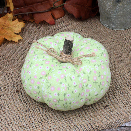 Farmhouse Pumpkin Autumn Home Decor Pastel Floral