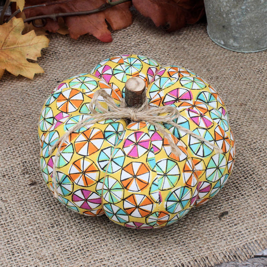 Farmhouse Pumpkin Autumn Home Decor Candy Wheels