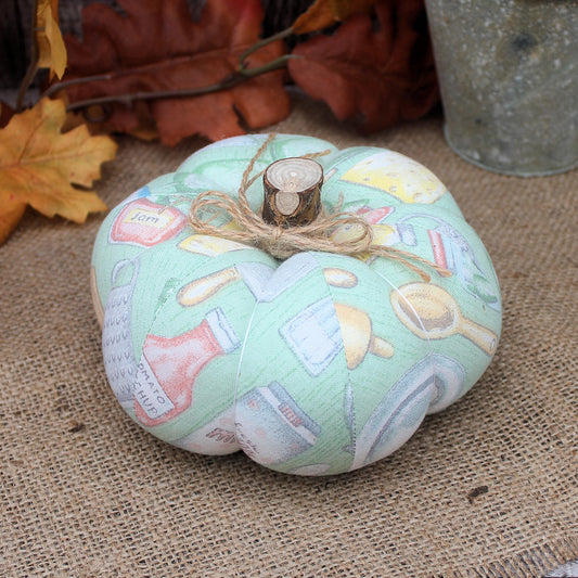 Farmhouse Pumpkin Autumn Home Decor Pastel Cottage Kitchen