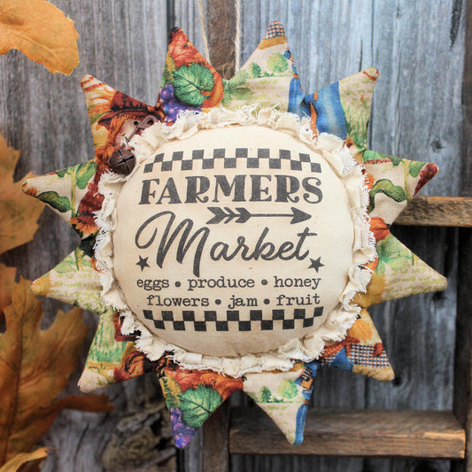 Country Sunflower Ornament Farmers Market
