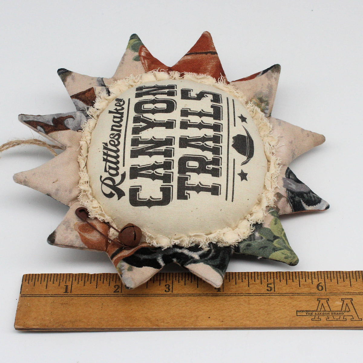 Primitive Fabric Sunflower Ornament - Western Canyon Trails
