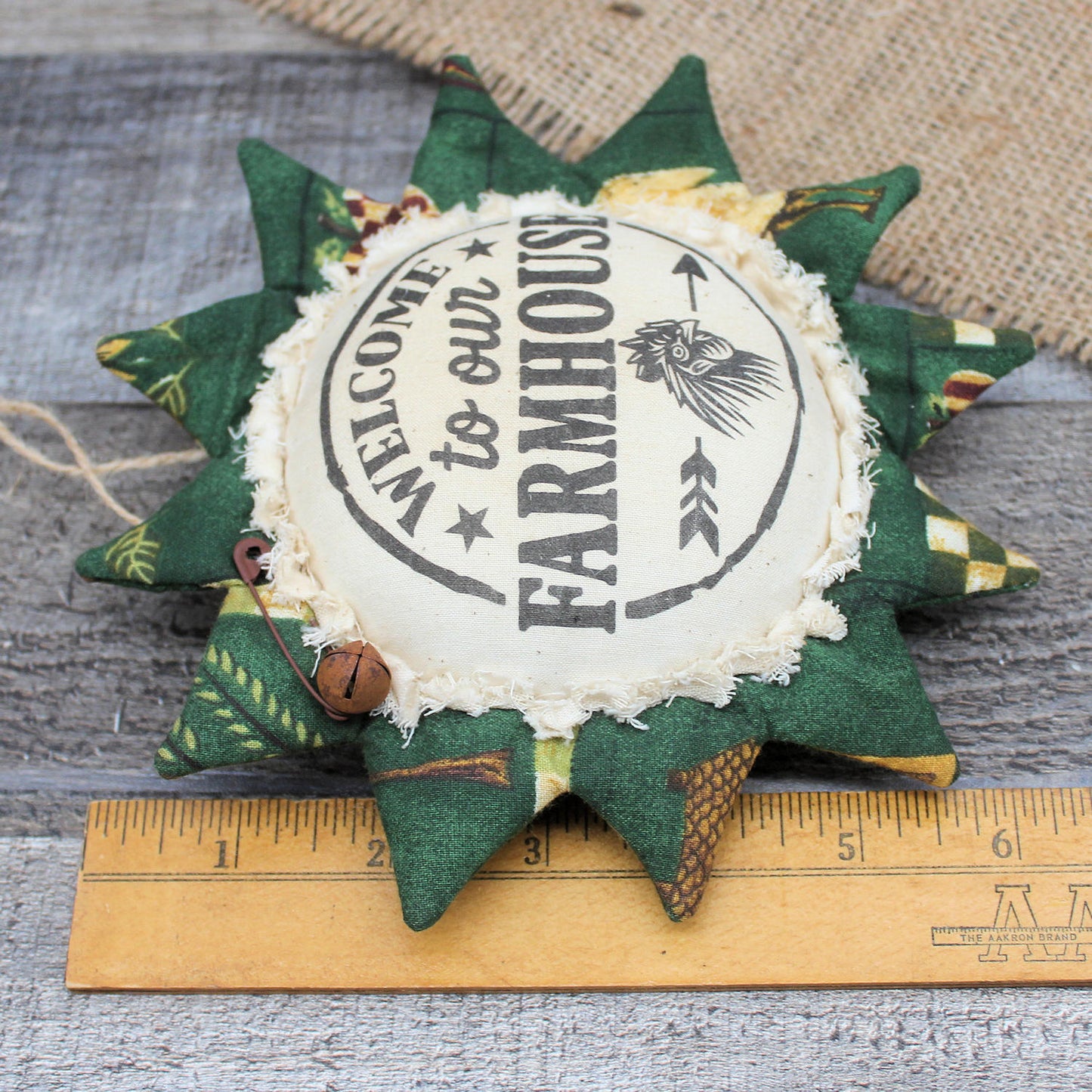 Country Sunflower Ornament Farmhouse Welcome