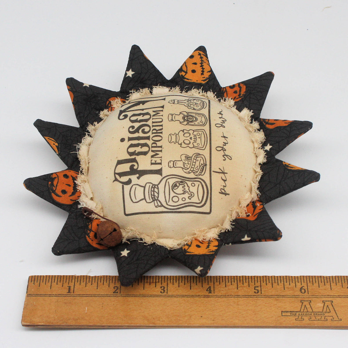 Primitive Halloween Sunflower Ornament - Poison Emporium