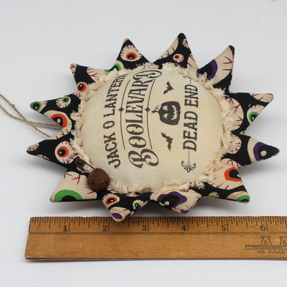 Primitive Halloween Sunflower Ornament - Dead End Boolevard