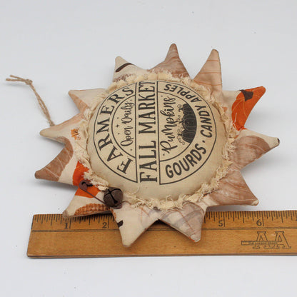 Primitive Autumn Sunflower Ornament - Farmers Fall Market