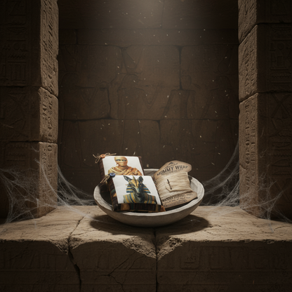 Mummy Wrap Pillow Tucks 3-Set Halloween Decor