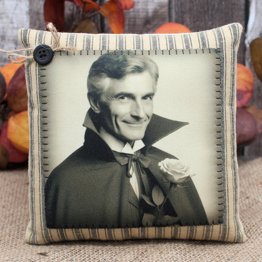 Handsome Vampire Pillow Tuck Halloween Decor