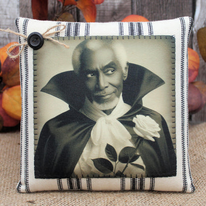 Handsome Vampire Pillow Tuck Halloween Decor