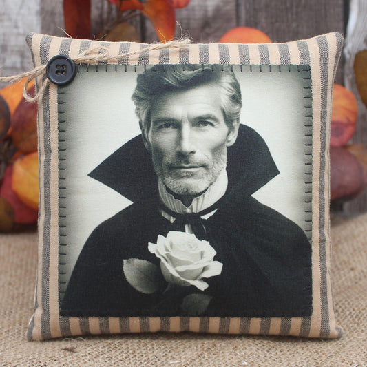Handsome Vampire Pillow Tuck Halloween Decor