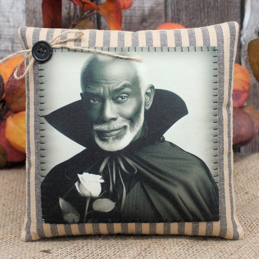 Handsome Vampire Pillow Tuck Halloween Decor