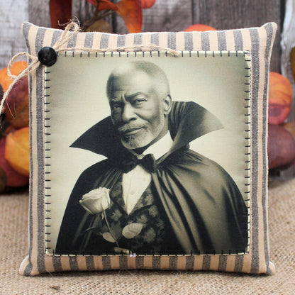 Handsome Vampire Pillow Tuck Halloween Decor
