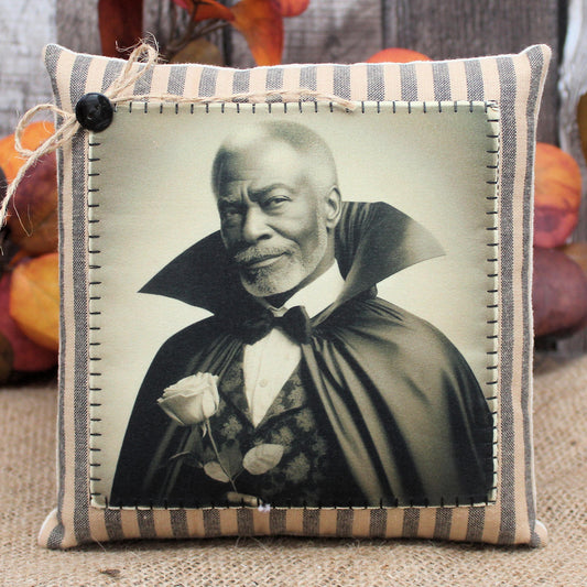 Handsome Vampire Pillow Tuck Halloween Decor