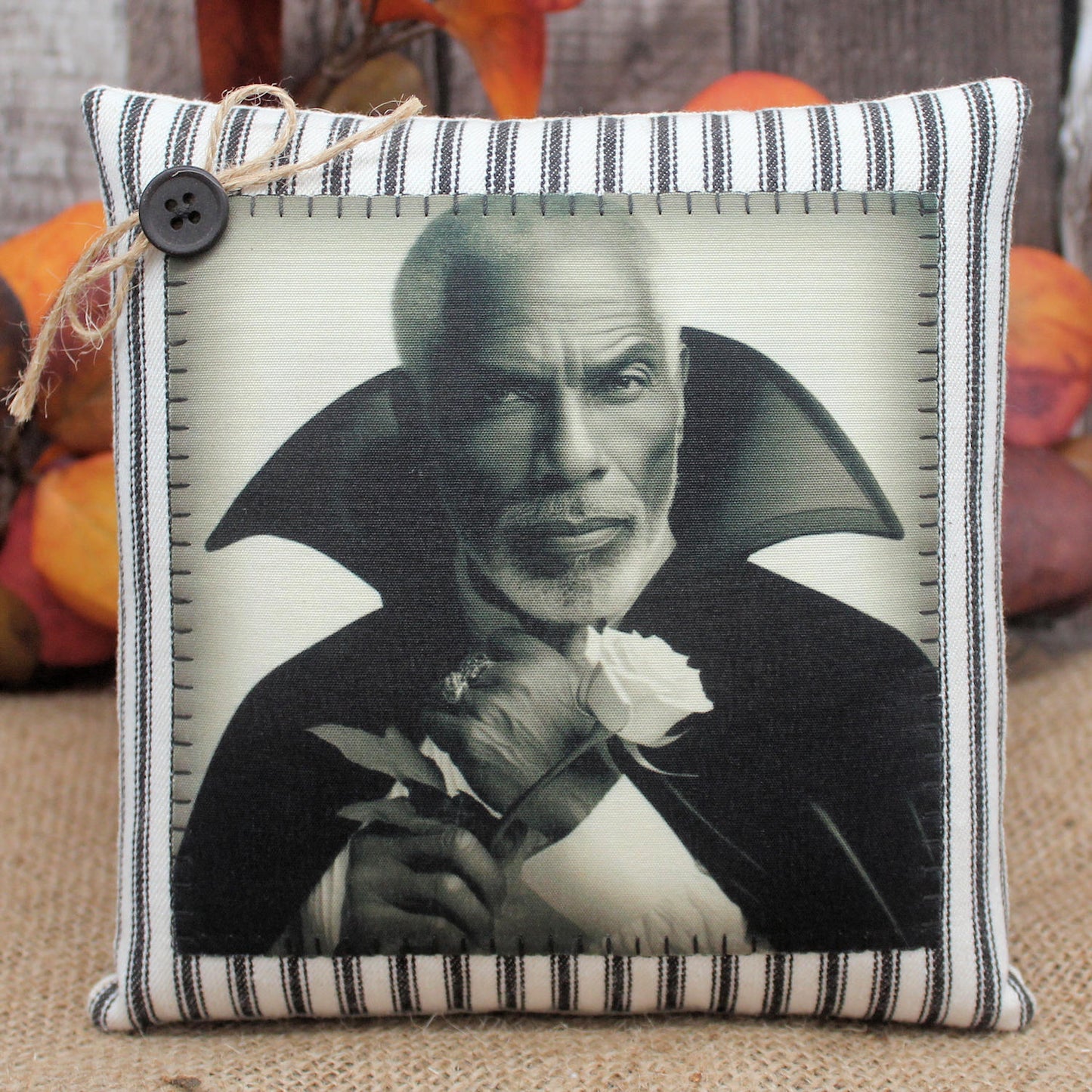Handsome Vampire Pillow Tuck Halloween Decor