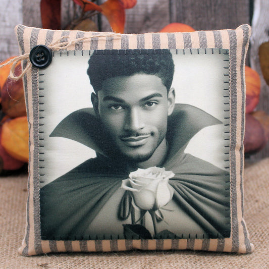 Handsome Vampire Pillow Tuck Halloween Decor