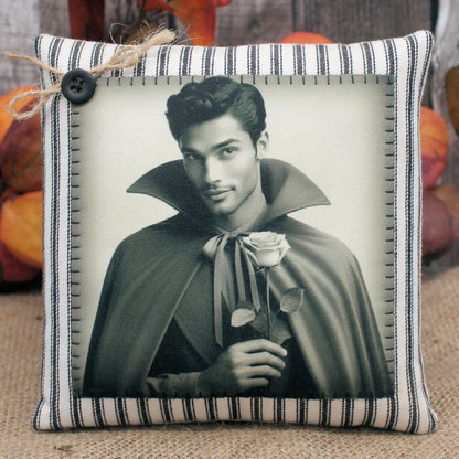 Handsome Vampire Pillow Tuck Halloween Decor
