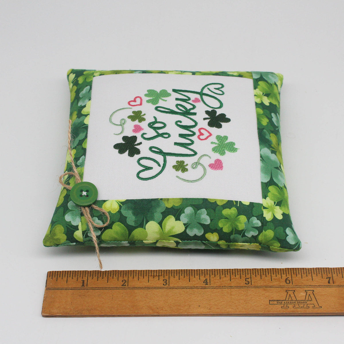 So Lucky Pillow Tuck Bowl Filler – 6x6 St. Patrick's Day Decor