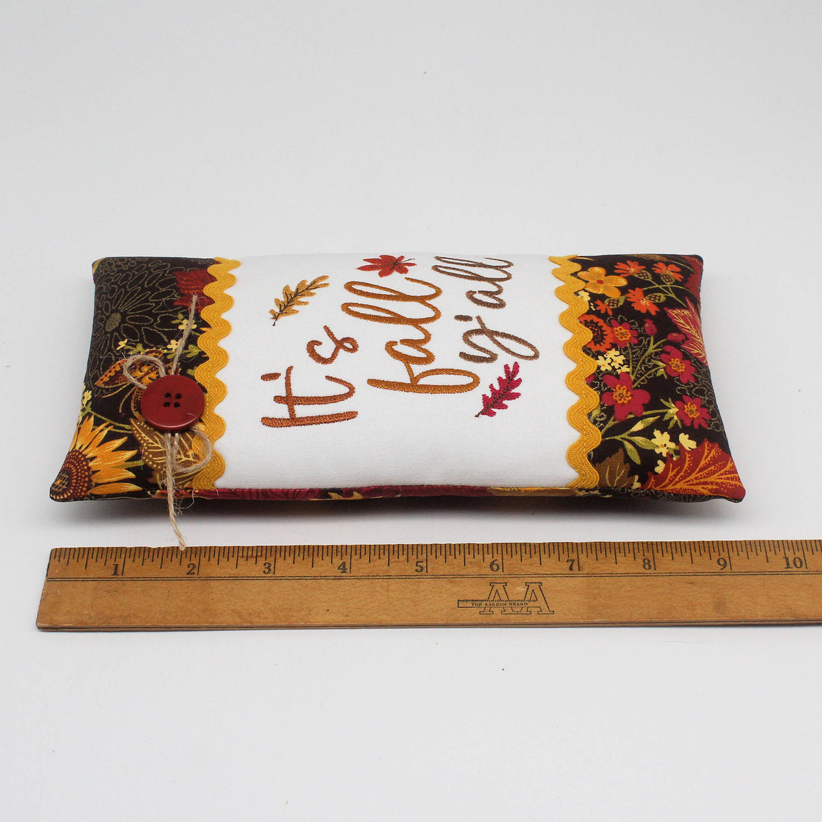 It's Fall Y'All Pillow Tuck – Embroidered Autumn Decor