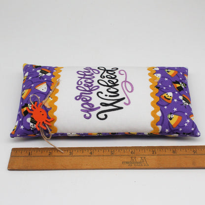 Perfectly Wicked Halloween Pillow Tuck – Embroidered Bowl Filler